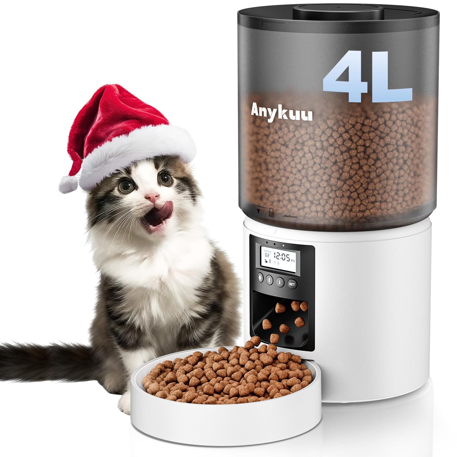 4L Comedero Gato Automatico 16 Comidas